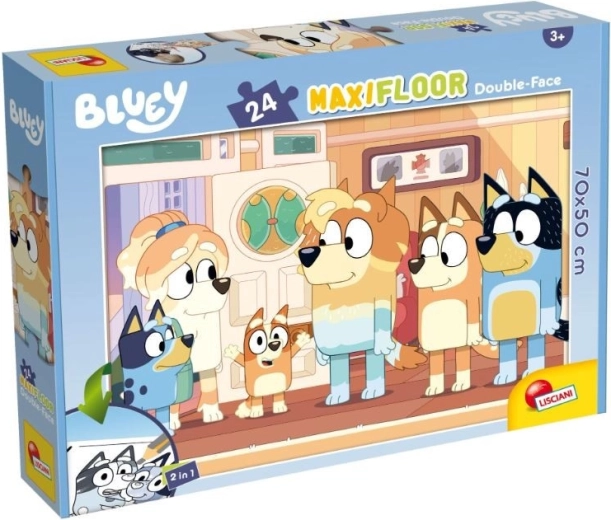 Kétoldalas puzzle 24 darabos maxi Bluey