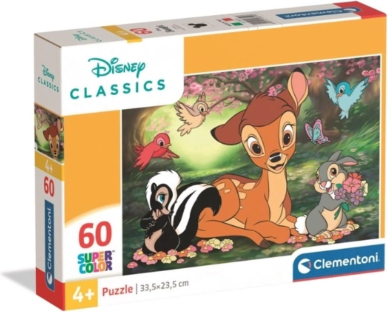 Clementoni SuperColor puzzle Bambi 60 darab