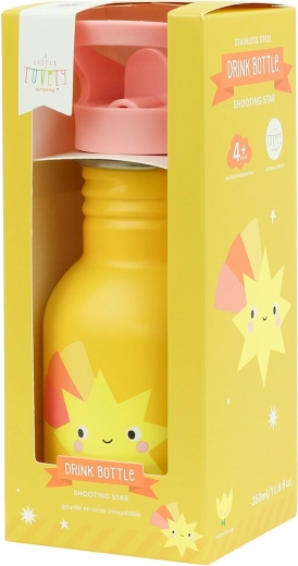 A Little Lovely Company rozsdamentes acél, egyrétegű ivópalack 350 ml – üstökös
