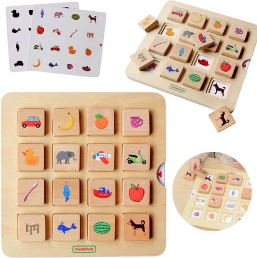 MASTERKIDZ Montessori árnyék- és tárgypárosító játék