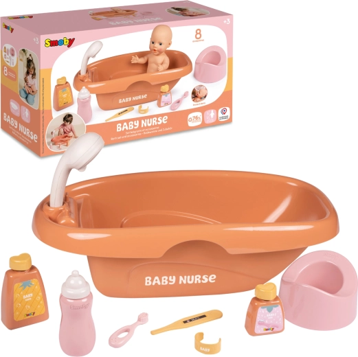 Smoby Baby Nurse babakád tartozékokkal