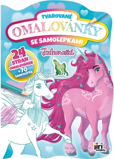 Formázott unikornisos kifestő