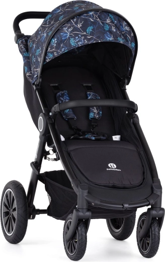 PETITE&MARS Street+ Air Black Limited babakocsi felfújható kerekekkel