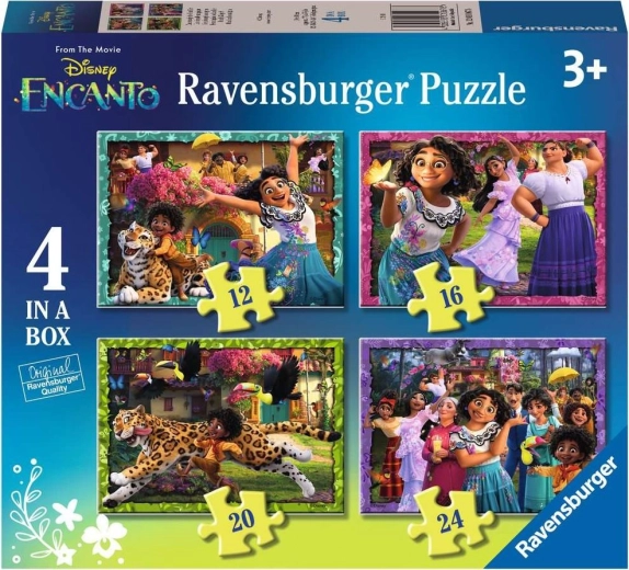 RAVENSBURGER Puzzle Encanto 4 az 1-ben (12, 16, 20, 24 darab)