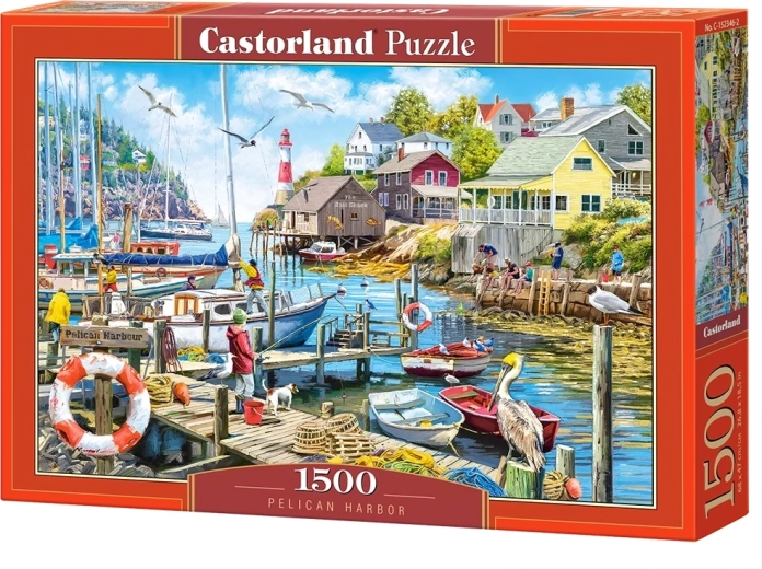 Castorland puzzle Pelikános kikötő 1500 darabos