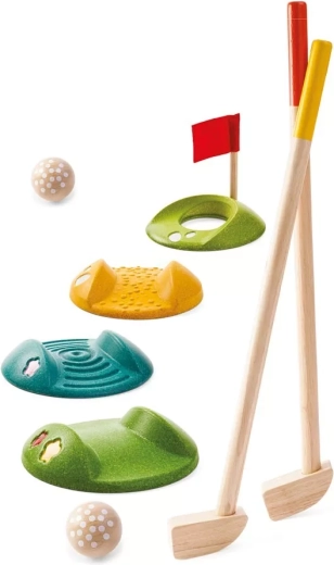 PlanToys mini golfkészlet gyerekeknek