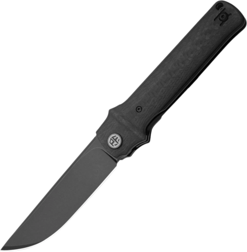 Petrified Fish Tena zsebkés 9,7 cm, Black Stonewash, fekete, karbon