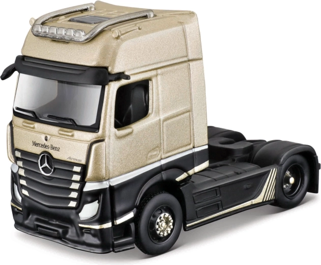 Maisto Mercedes-Benz Actros 1851 arany-fekete 1:64