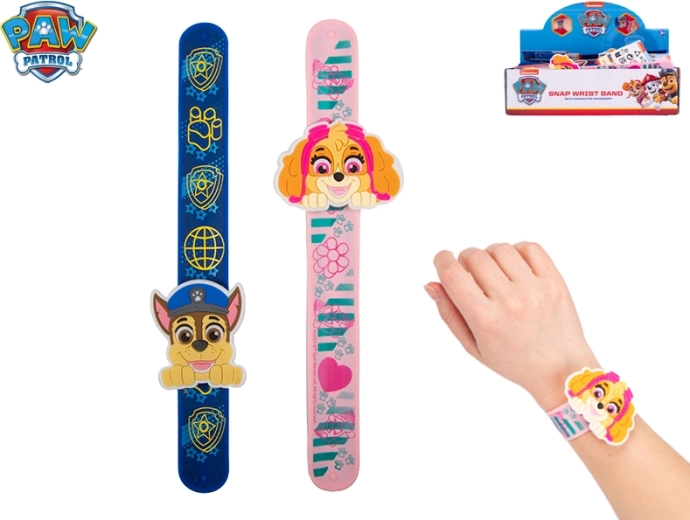 Öntekeredő szilikon karkötő PAW PATROL gyerekeknek