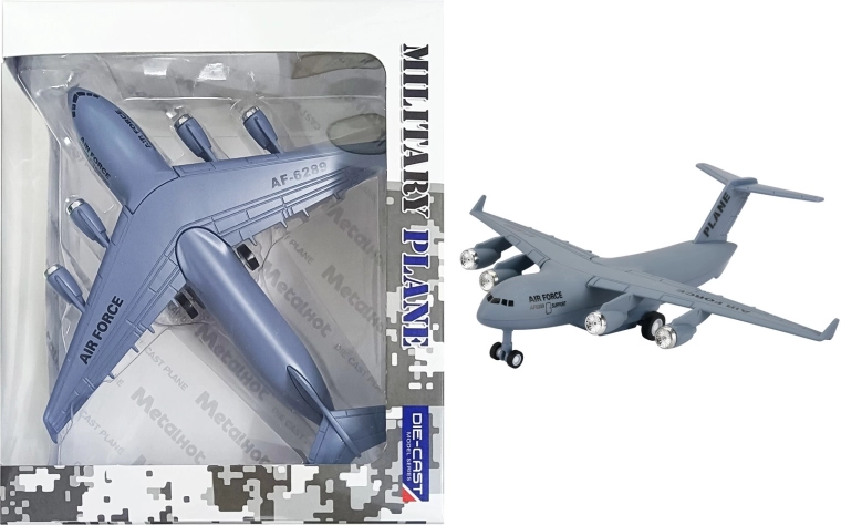 Fém repülőgépmodell BOEING C–17 1:300 világítással és hangokkal