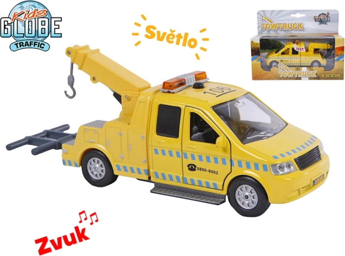 Kids Globe Traffic autómentő fényekkel és hangokkal, 16 cm