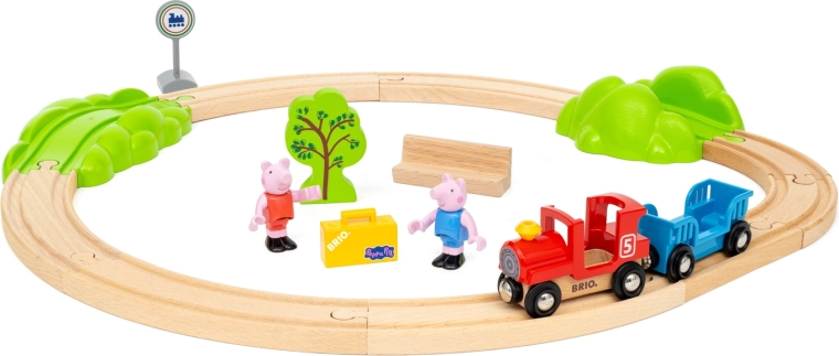 BRIO World vonatpálya Peppa malac (Peppa Pig)