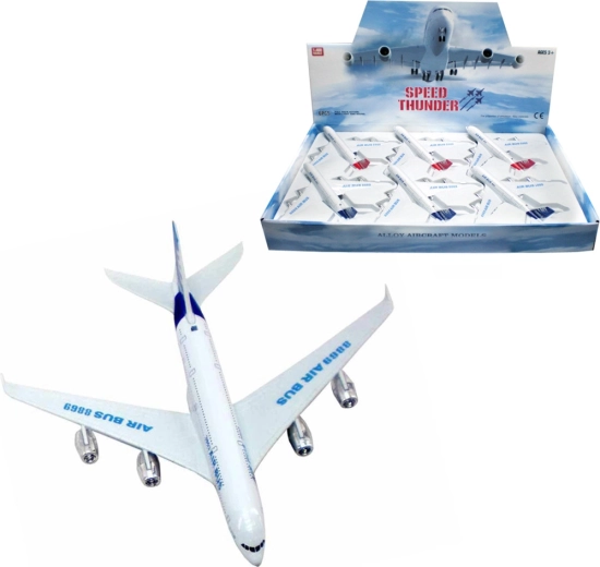 Fém modell – Polgári repülőgép 18 cm