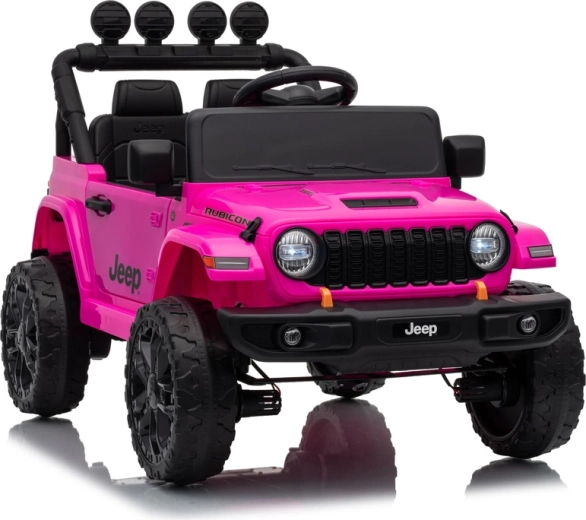 Jeep Rubicon gyerek elektromos autó 24 V rózsaszín
