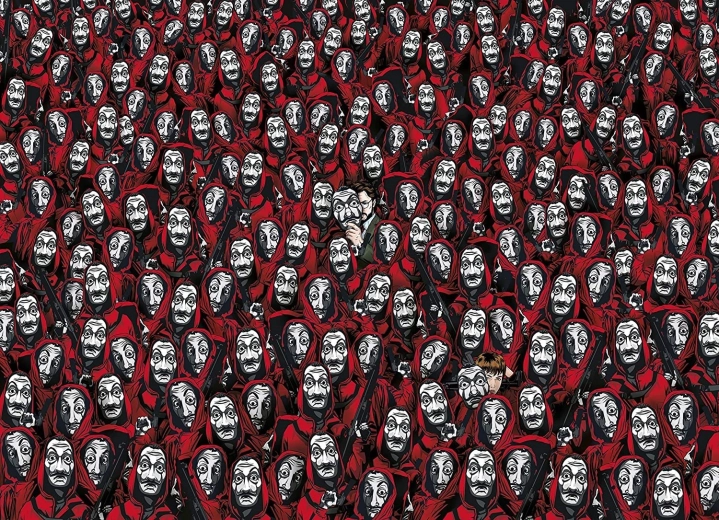 Clementoni lehetetlen puzzle: Netflix La Casa de Papel 1000 darabos
