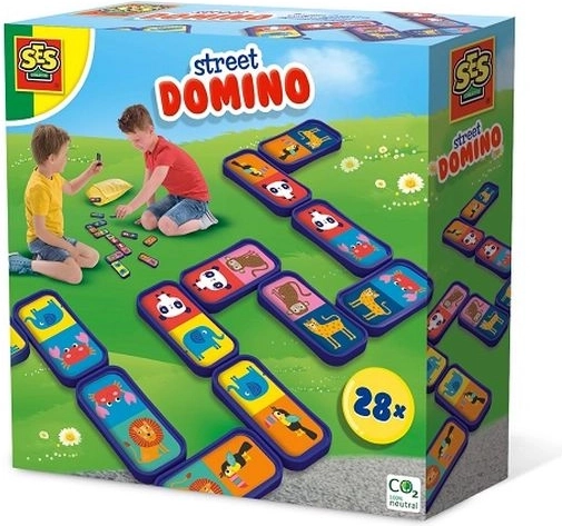 SES utcai dominó állatokkal (28 darab)
