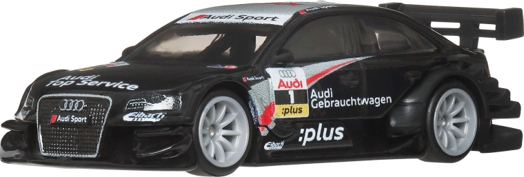 Hot Wheels Premium Ikonikus autók Aero Styles Audi A4 2008 fekete 1:64