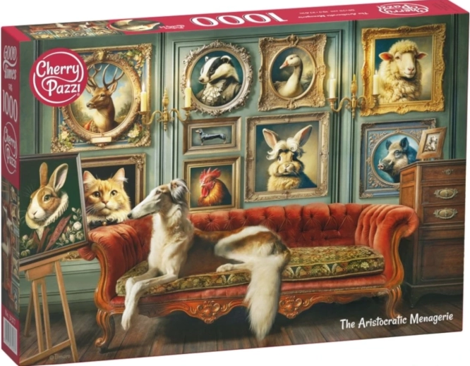 Puzzle CHERRY PAZZI Arisztokratikus állatkert 1000 darab
