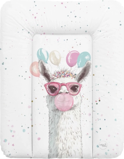 Ceba Baby puha pelenkázó alátét Basic Crazy Lama 50 × 70 cm