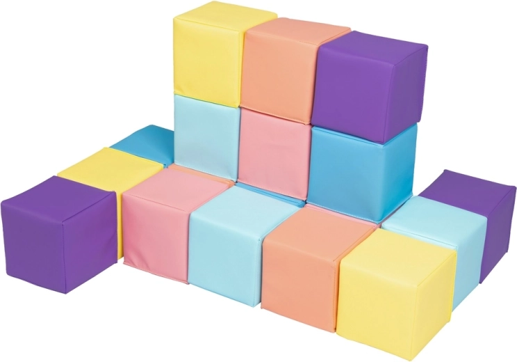 2Kids Toys pasztell színű habkockák (18 db)