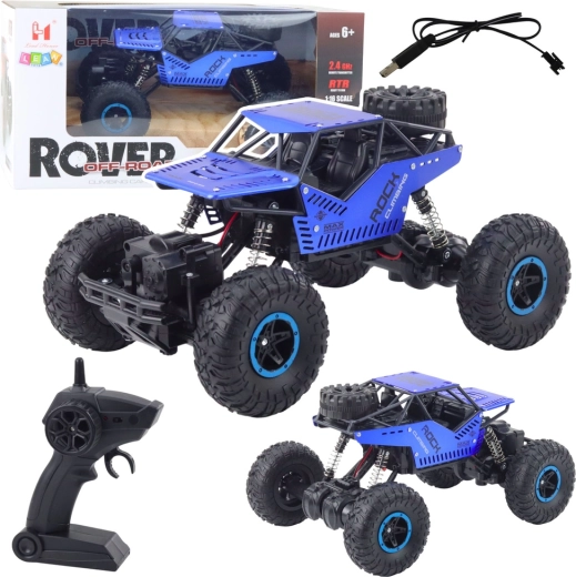 RC terepjáró távirányítós autó 2,4 GHz 1:16 kék