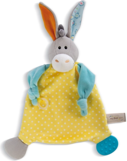 NICI szundikendő szamár mintával, rágókával és cumitartóval