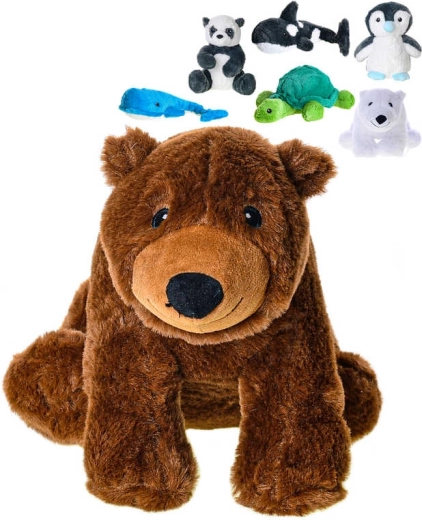 Ecobuddies plüss állatka 25 cm – 1 db