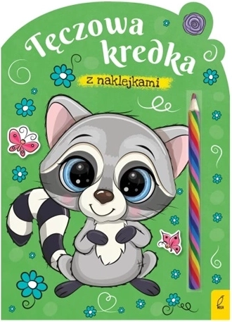 Szivárvány ceruza – mosómedvés színező