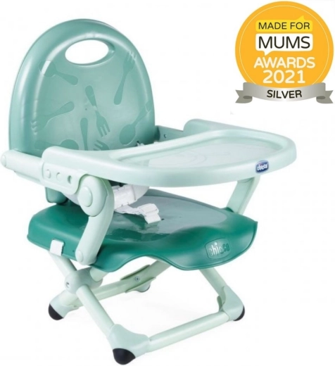 Chicco hordozható etetőszék-emelő Pocket Snack Sage