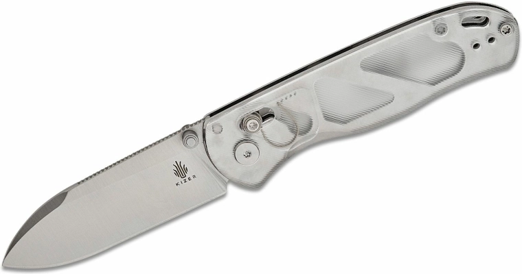 Kizer Drop Bear zárókés 7,6 cm, szatén, akril