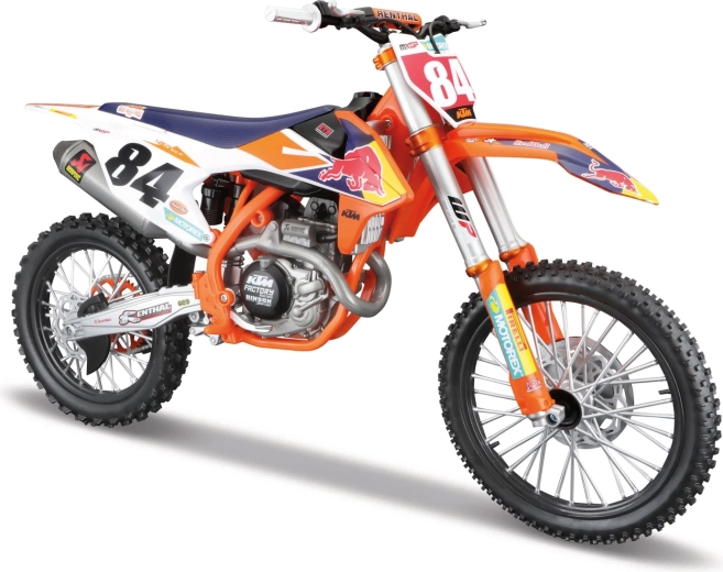 Maisto motorkerékpár Red Bull KTM 450 SX-F Factory Edition 2018 Jeffrey Herlings #84 1:6