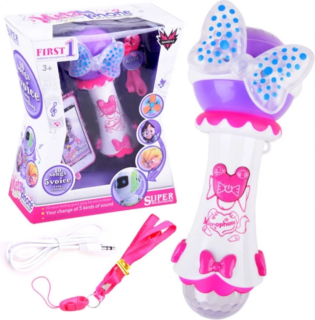 Gyerek karaoke mikrofon felvétellel és MP3 – Mikrofon