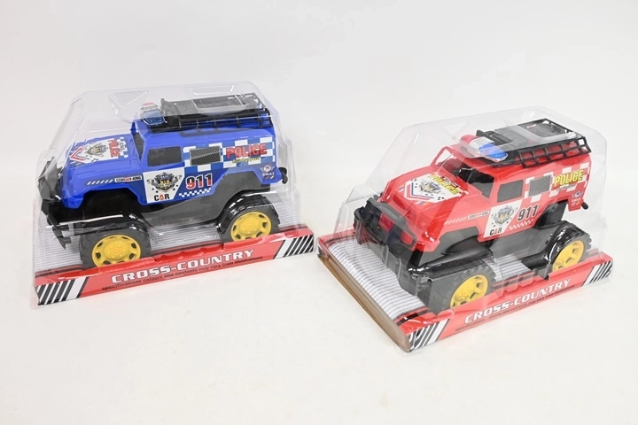 RC rendőrségi terepjáró jeep 25 cm távirányítós (2 csatornás irányítás)