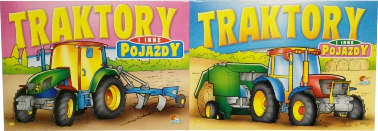 Színező traktorok rímes mondókákkal