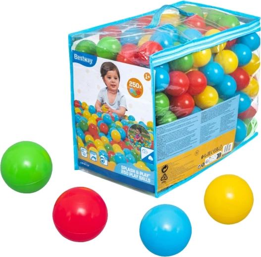 Színes játékgolyók BESTWAY Splash & Play 250 db