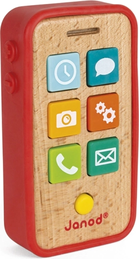 Janod fa gyerek mobiltelefon hangokkal