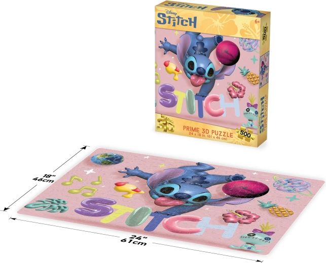 3D puzzle Disney Stitch 500 darab