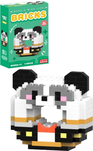 Donut panda építőkészlet (170 darab) - 1 db