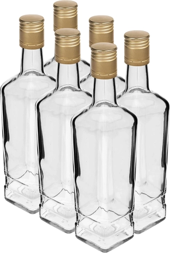 Principle üvegpalack 500 ml csavaros kupakkal, 6 db