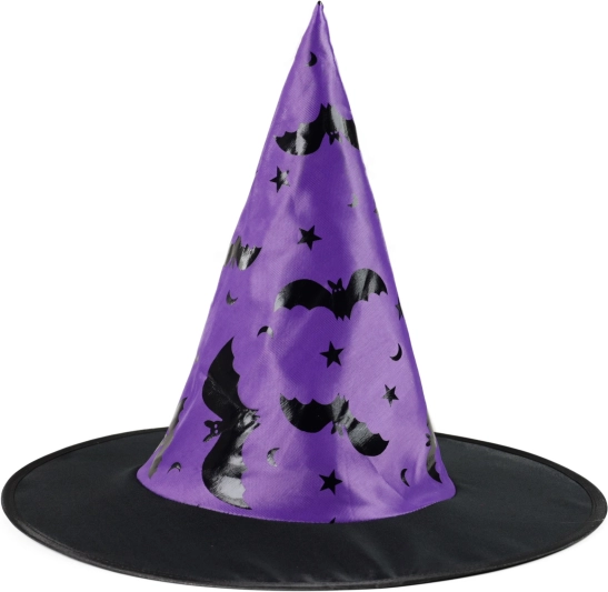 Gyerek boszorkánysapka denevérmintával
