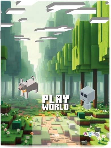 A4-es vonalas füzet Playworld Landscape, 40 lap