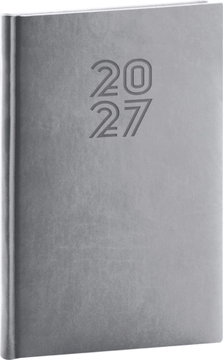 Notique heti határidőnapló Aprint 2027 szürke 15 × 21 cm