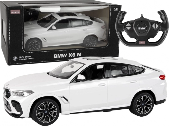 RC autó BMW X6 M 1:14 Rastar fehér