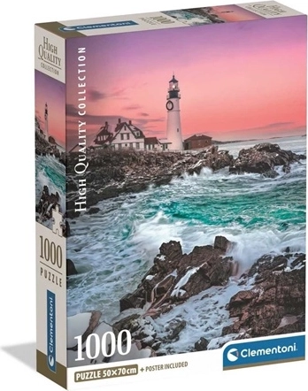 Clementoni 1000 darabos puzzle – Első hó a Portland Head világítótoronynál