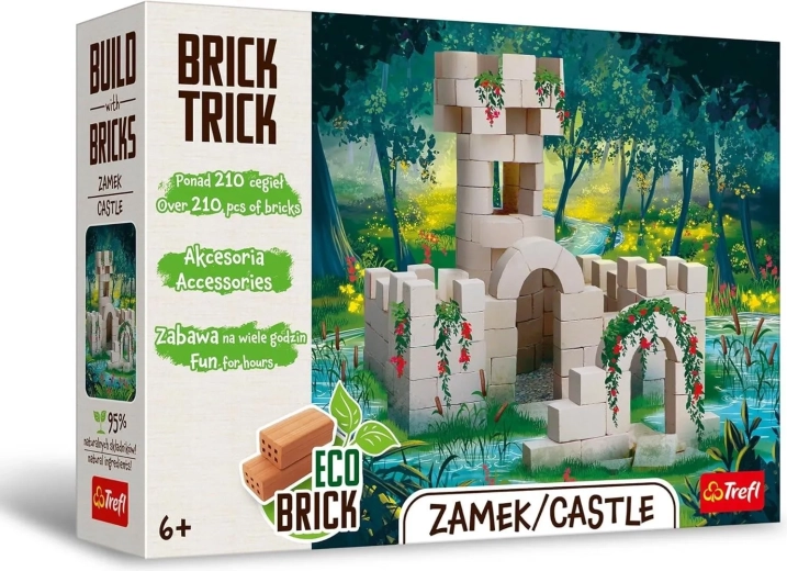Trefl Brick Trick várépítő készlet, 210 darab