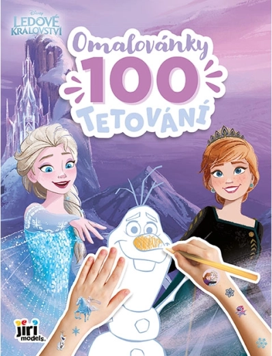 Színező és 100 tetoválás Frozen – Jégvarázs
