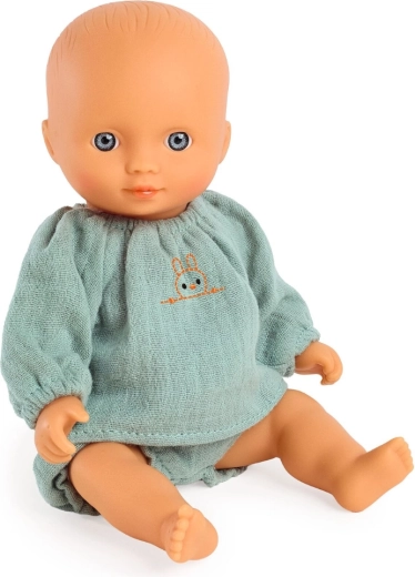 Djeco Mini Pomea zöld baba