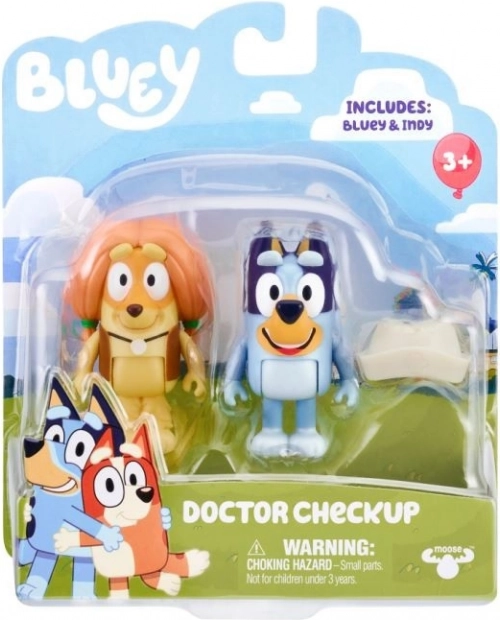 Bluey figurák készlet Doktori vizsgálat