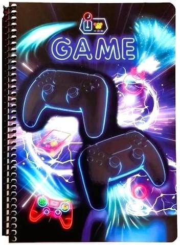 Neon Game spirálfüzet B5 (17 × 25 cm)