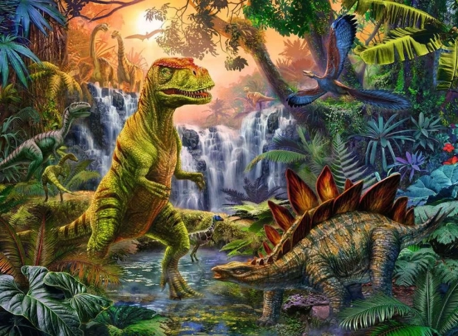 Puzzle a Dinoszauruszok Birodalmában XXL 100 darabos